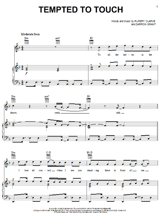 Learn to play Rupee Tempted To Touch sheet music for Piano, Vocal & Guitar (Right-Hand Melody) in minutes. Rupee Tempted To Touch sheet music notes and chords. Download Printable PDF.