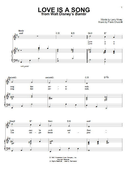 Learn to play Donald Novis Love Is A Song sheet music for Piano & Vocal in minutes. Donald Novis Love Is A Song sheet music notes and chords. Download Printable PDF.