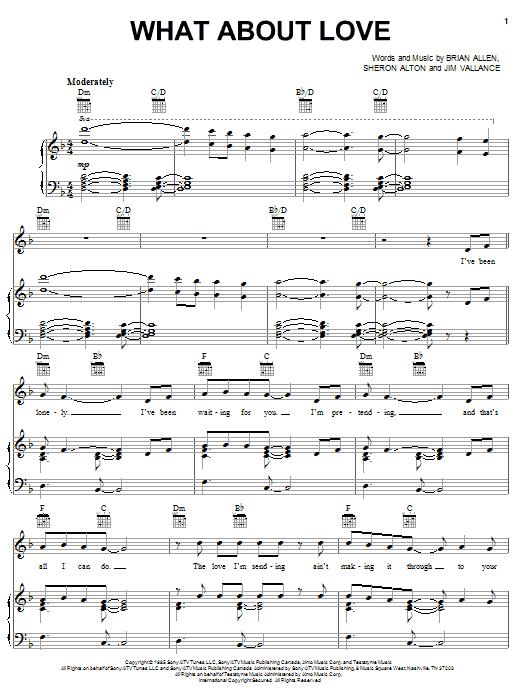 Learn to play Heart What About Love? sheet music for Piano, Vocal & Guitar (Right-Hand Melody) in minutes. Heart What About Love? sheet music notes and chords. Download Printable PDF.