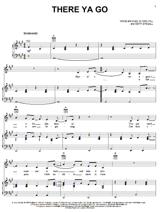 Learn to play Alan Jackson There Ya Go sheet music for Piano, Vocal & Guitar (Right-Hand Melody) in minutes. Alan Jackson There Ya Go sheet music notes and chords. Download Printable PDF.