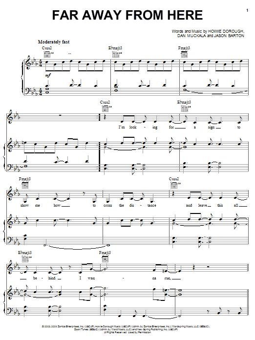 Learn to play Avalon Far Away From Here sheet music for Piano, Vocal & Guitar (Right-Hand Melody) in minutes. Avalon Far Away From Here sheet music notes and chords. Download Printable PDF.