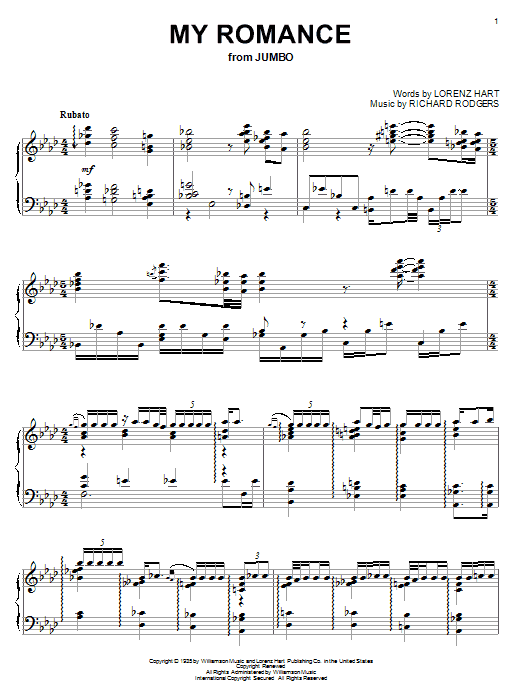 Learn to play Bill Evans My Romance sheet music for Piano in minutes. Bill Evans My Romance sheet music notes and chords. Download Printable PDF.