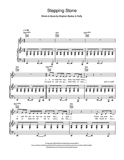 Duffy Sheet Music Notes | Download Printable PDF Score 42869