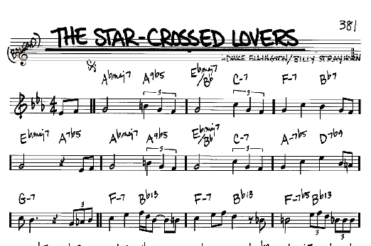 Learn to play Duke Ellington The Star-Crossed Lovers sheet music for Real Book - Melody & Chords - Bb Instruments in minutes. Duke Ellington The Star-Crossed Lovers sheet music notes and chords. Download Printable PDF.