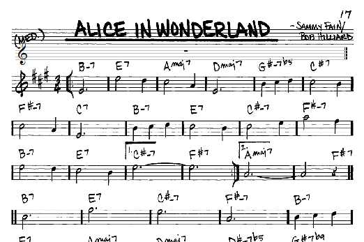 bill evans alice in wonderland transcription pdf