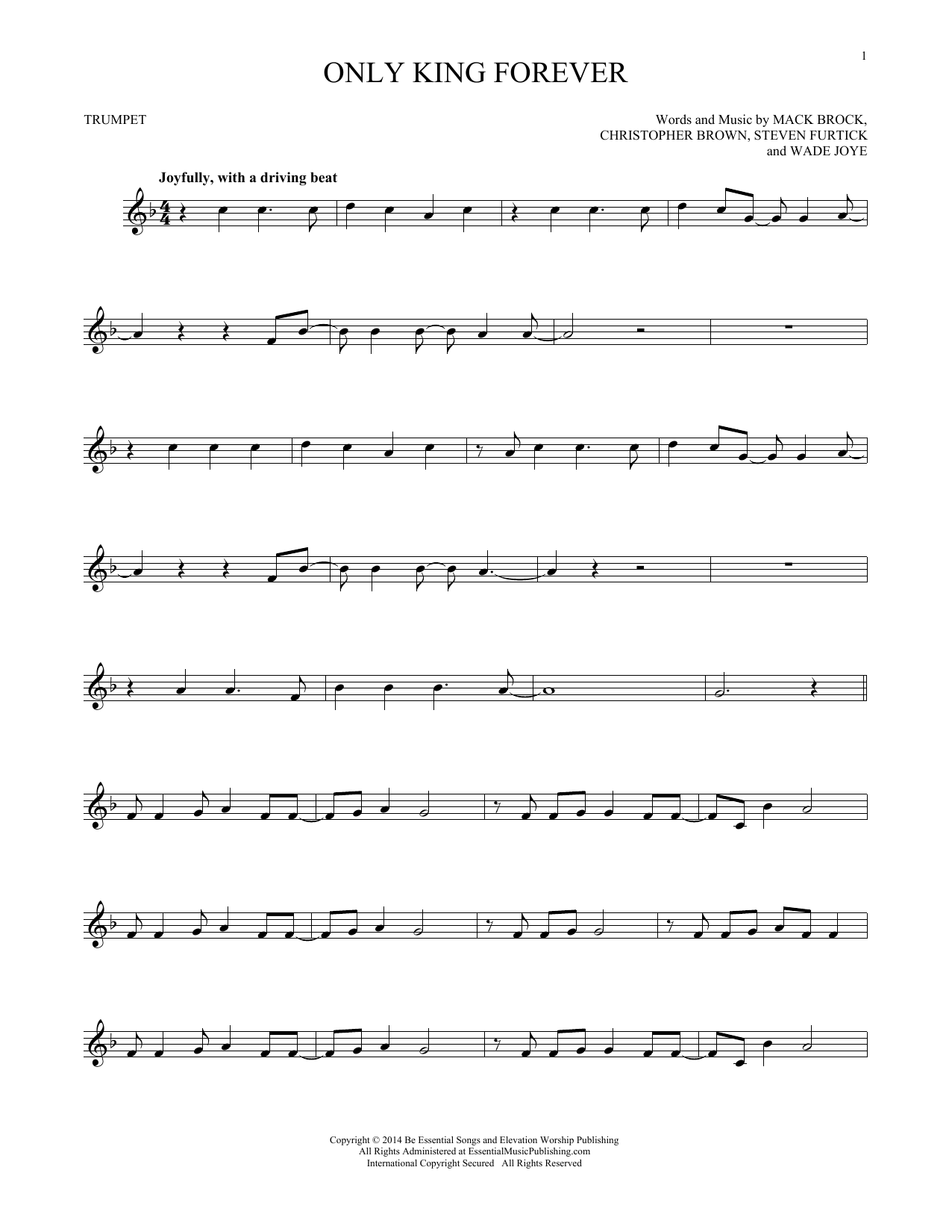 Download 7eventh Time Down Only King Forever Sheet Music and learn how to play Clarinet Solo PDF digital score in minutes