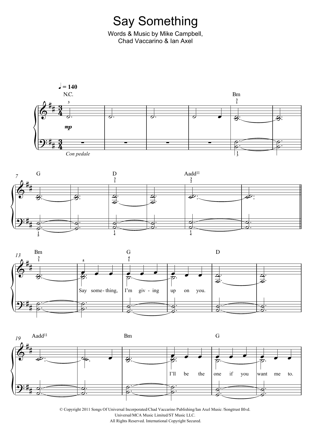 Download A Great Big World Say Something Sheet Music and learn how to play Cello Duet PDF digital score in minutes