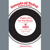 Download or print ABBA Thank You For The Music (arr. Hawley Ades) Sheet Music Printable PDF -page score for Broadway / arranged SATB Choir SKU: 445257.