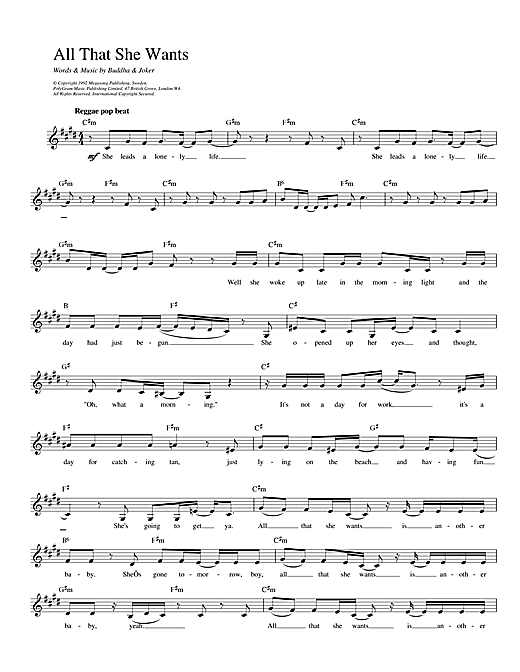 Download Ace Of Base  Sheet Music and learn how to play Piano, Vocal & Guitar (Right-Hand Melody) PDF score in minutes