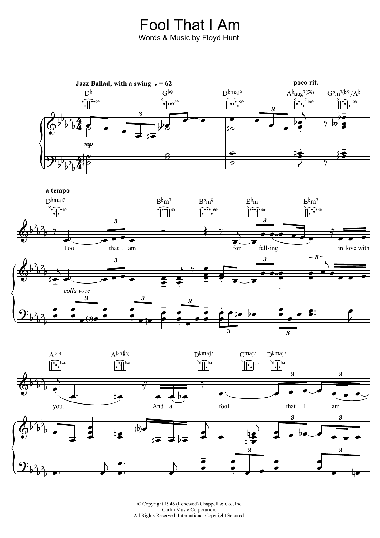 Download Adele Fool That I Am Sheet Music and learn how to play Piano, Vocal & Guitar (Right-Hand Melody) PDF digital score in minutes