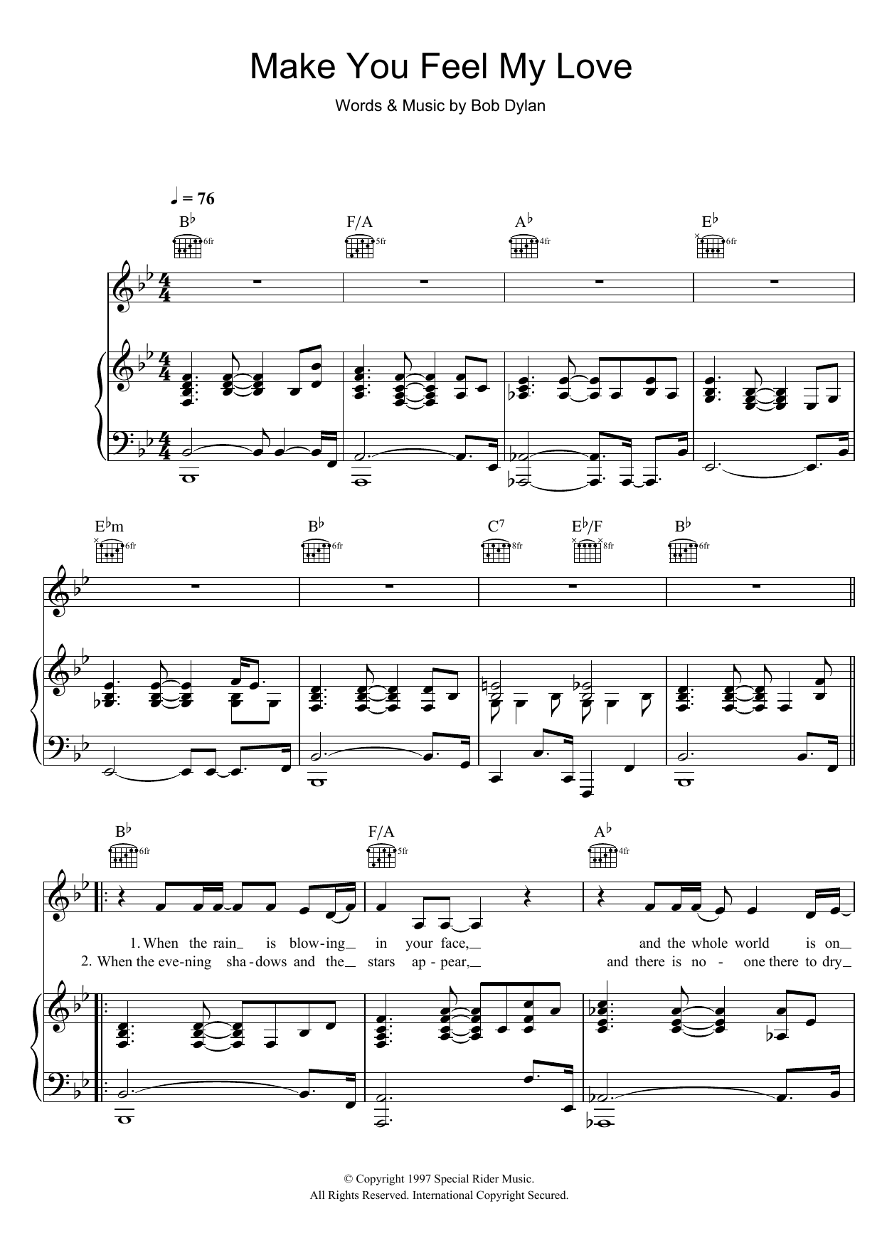 Download Adele Make You Feel My Love Sheet Music and learn how to play Violin PDF digital score in minutes