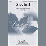 Download or print J.A.C. Redford Skyfall Sheet Music Printable PDF -page score for Pop / arranged SATB SKU: 97423.