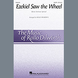 Download or print African American Spiritual Ezekiel Saw The Wheel (arr. Rollo Dilworth) Sheet Music Printable PDF -page score for Concert / arranged SATB Choir SKU: 498448.