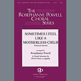 Download or print African-American Spiritual Sometimes I Feel Like A Motherless Child (arr. Rosephanye Powell) Sheet Music Printable PDF -page score for Concert / arranged SSA Choir SKU: 430921.