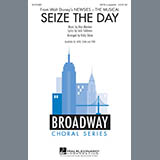 Download or print Kirby Shaw Seize The Day (from Newsies) Sheet Music Printable PDF -page score for Broadway / arranged TTBB SKU: 154010.