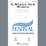 Download or print Alan Menken A Whole New World (from Aladdin) (arr. John Leavitt) Sheet Music Printable PDF -page score for Children / arranged SAB Choir SKU: 409855.