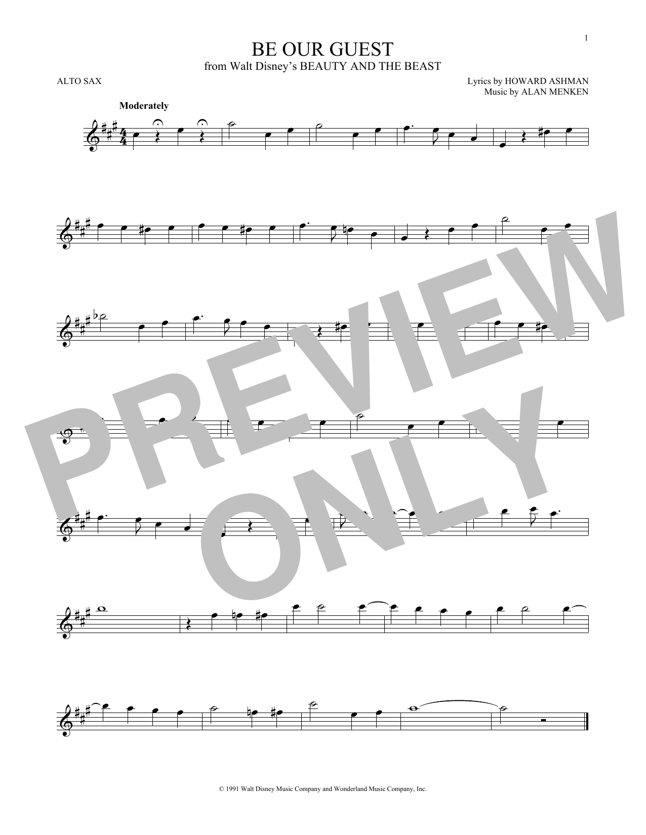 Download Alan Menken Sheet Music and learn how to play Beginner Piano PDF score in minutes