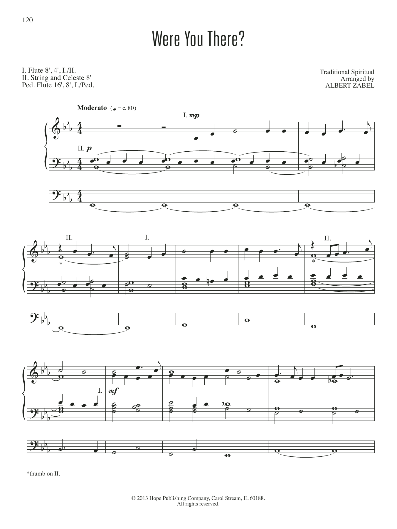 Download Albert Zabel Sheet Music and learn how to play Organ PDF score in minutes