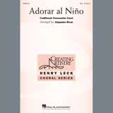 Download or print Alejandro Rivas Adorar Al Nino Sheet Music Printable PDF -page score for Concert / arranged SSA Choir SKU: 405723.