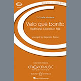 Download or print Alejandro Zuleta Velo Que Bonito Sheet Music Printable PDF -page score for Concert / arranged SSA SKU: 95795.