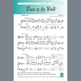 Download or print Allan Robert Petker Peace to the World Sheet Music Printable PDF -page score for Concert / arranged SATB Choir SKU: 450961.