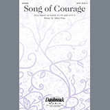 Download or print Allen Pote Song Of Courage Sheet Music Printable PDF -page score for Sacred / arranged SATB Choir SKU: 443396.