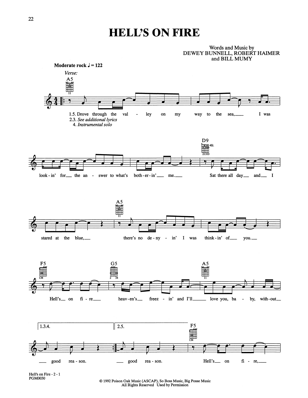 Download America Hell's On Fire Sheet Music and learn how to play Easy Guitar PDF digital score in minutes