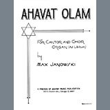 Download or print Aminadav Aloni Ahavat Olam Sheet Music Printable PDF -page score for Jewish / arranged SATB Choir SKU: 1259726.