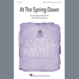 Download or print Andrea Ramsey At The Spring Dawn Sheet Music Printable PDF -page score for Festival / arranged SSAA Choir SKU: 1345668.