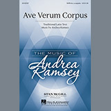 Download or print Andrea Ramsey Ave Verum Corpus Sheet Music Printable PDF -page score for World / arranged SATB SKU: 155554.