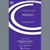 Download or print Andrea Clearfield Alleluia Sheet Music Printable PDF -page score for Festival / arranged SATB SKU: 180158.