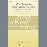 Download or print Andrew Bleckner I Will Run And Not Grow Weary Sheet Music Printable PDF -page score for Concert / arranged SATB SKU: 77190.