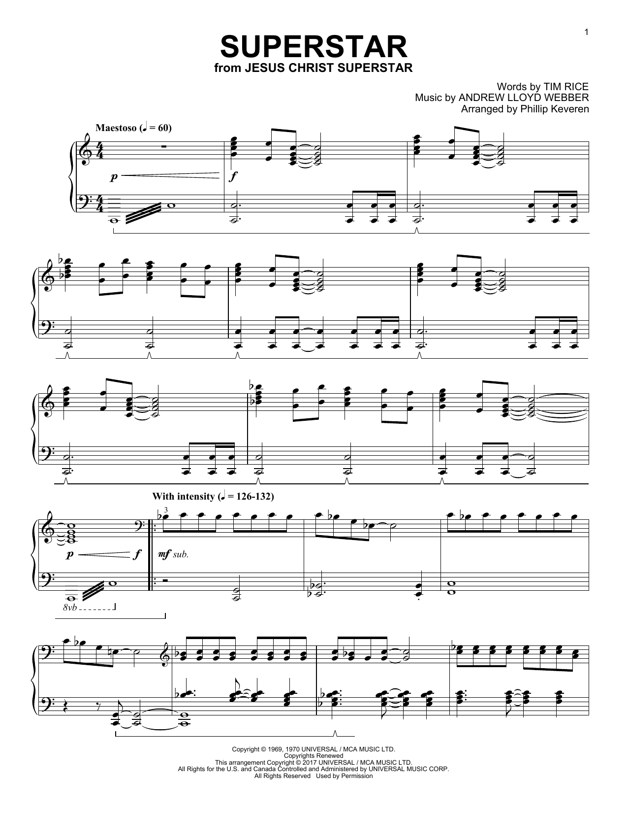 Download Phillip Keveren Superstar Sheet Music and learn how to play Piano PDF digital score in minutes