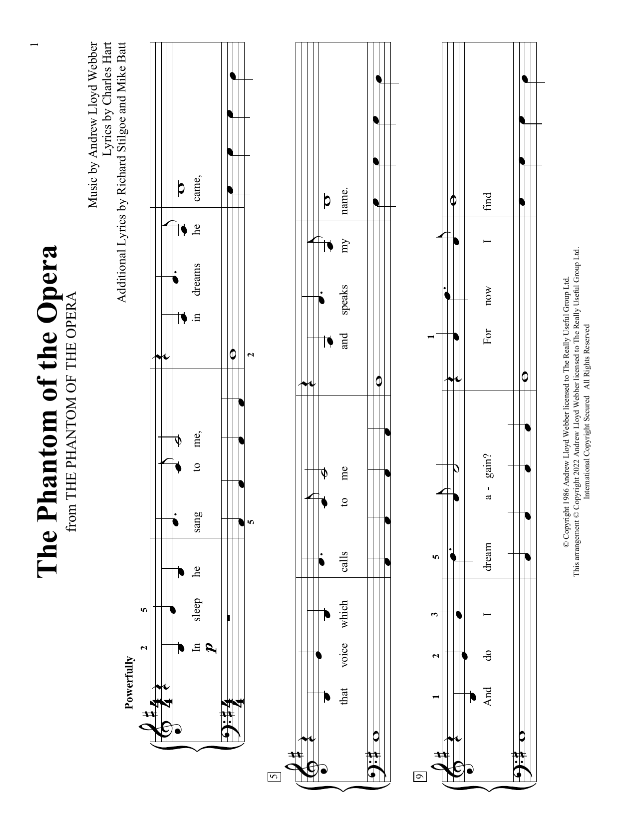 Download Andrew Lloyd Webber The Phantom Of The Opera (arr. Christopher Hussey) Sheet Music and learn how to play Educational Piano PDF digital score in minutes