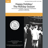 Download or print Andy Williams Happy Holiday/The Holiday Season (arr. Adam Scott) Sheet Music Printable PDF -page score for Barbershop / arranged SSAA Choir SKU: 407173.