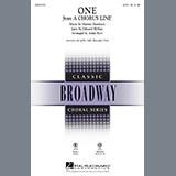 Download or print Anita Kerr One (from A Chorus Line) Sheet Music Printable PDF -page score for Broadway / arranged SAB SKU: 67159.