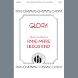 Download or print Anne-Marie Hildebrandt Glory! Sheet Music Printable PDF -page score for Concert / arranged SATB Choir SKU: 460046.