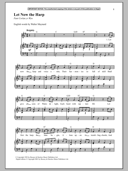 Download Anonymous Let Now The Harp Sheet Music and learn how to play Piano PDF digital score in minutes