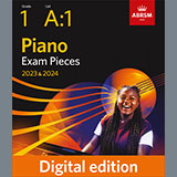 Download or print Anton Diabelli Allegretto in C (Grade 1, list A1, from the ABRSM Piano Syllabus 2023 & 2024) Sheet Music Printable PDF -page score for Classical / arranged Piano Solo SKU: 1142115.