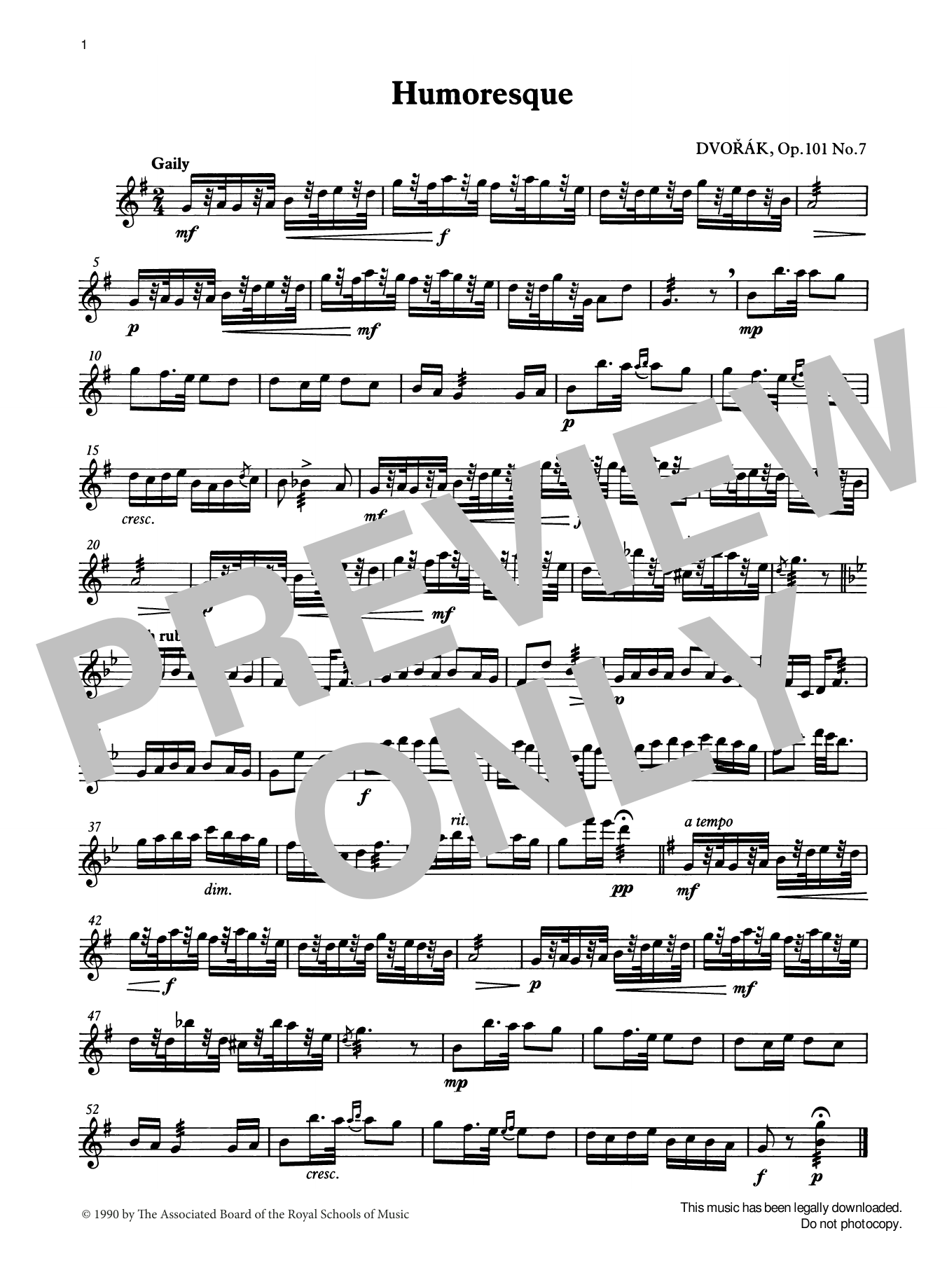 Download Antonin Dvorak Humoresque (score & part) from Graded Music for Tuned Percussion, Book III Sheet Music and learn how to play Percussion Solo PDF digital score in minutes