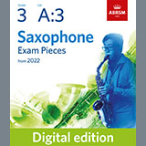 Download or print Antonio Vivaldi Allegro (from Concerto in E, Op.8 No.1) (Grade 3 A3 from the ABRSM Saxophone syllabus from 2022) Sheet Music Printable PDF -page score for Classical / arranged Alto Sax Solo SKU: 494041.