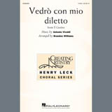 Download or print Antonio Vivaldi Vedro Con Mio Diletto (arr. Brandon Williams) Sheet Music Printable PDF -page score for Concert / arranged 2-Part Choir SKU: 407545.