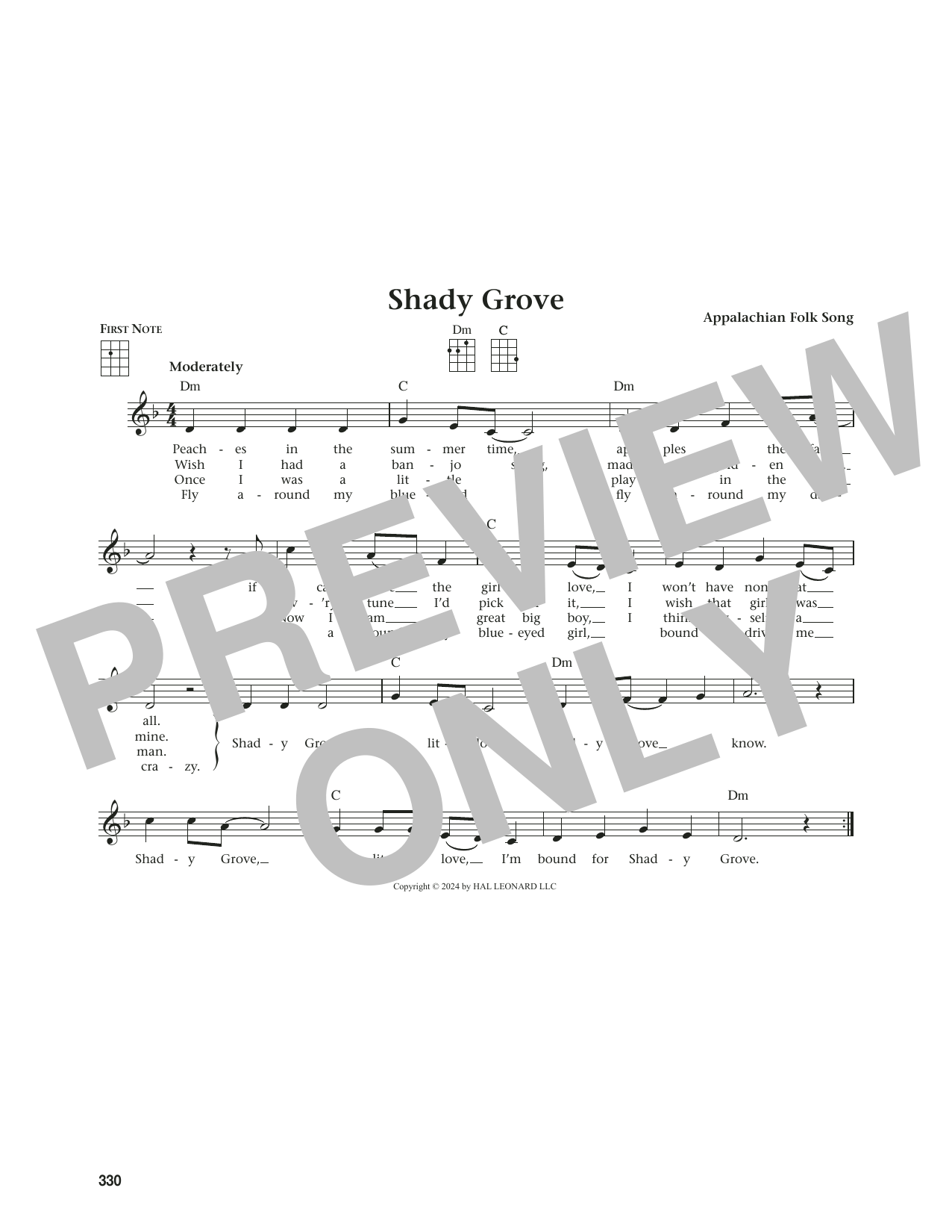 Download Appalachian Folk Song Shady Grove (from The Daily Ukulele) (arr. Jim Beloff) Sheet Music and learn how to play Ukulele PDF digital score in minutes