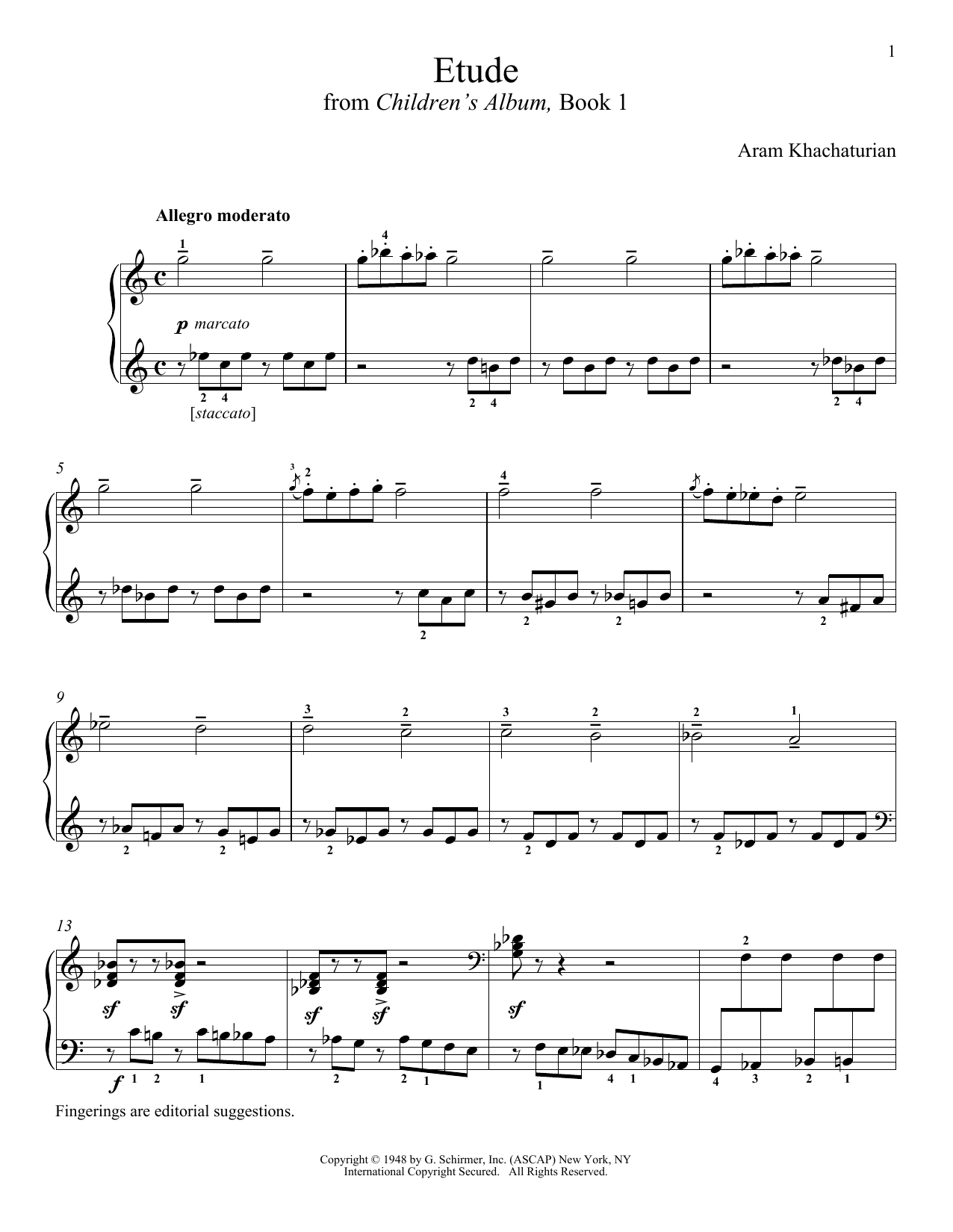 Download Aram Khachaturian Ivan Is Very Busy Sheet Music and learn how to play Piano PDF digital score in minutes