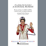 Download or print Aretha Franklin (You Make Me Feel Like) A Natural Woman (arr. Jay Dawson) - Trombone 1 Sheet Music Printable PDF -page score for Pop / arranged Marching Band SKU: 403605.