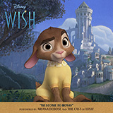 Download or print Ariana DeBose and The Cast Of Wish Welcome to Rosas (from Wish) Sheet Music Printable PDF -page score for Film/TV / arranged Easy Piano SKU: 1414776.