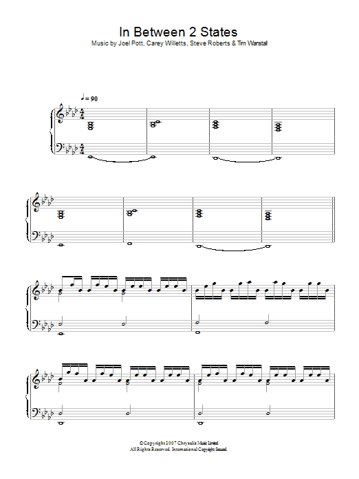 Download Athlete In Between 2 States Sheet Music and learn how to play Piano, Vocal & Guitar PDF digital score in minutes