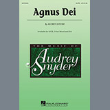 Download or print Audrey Snyder Agnus Dei Sheet Music Printable PDF -page score for World / arranged 3-Part Mixed SKU: 78345.
