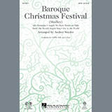 Download or print Audrey Snyder Baroque Christmas Festival (Medley) Sheet Music Printable PDF -page score for Sacred / arranged SAB SKU: 81151.