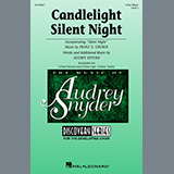 Download or print Audrey Snyder Candlelight Silent Night Sheet Music Printable PDF -page score for Holiday / arranged 3-Part Mixed Choir SKU: 1373755.